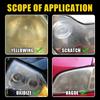 Car Headlight Restoration Polishing Kits Headlamp Scratch Remover Repair Cleaning Paste Remove Oxidation Headlight Polish Liquid
