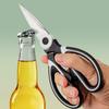 Multipurpose Kitchen Shears Stainless Steel with Cover Sharp Heavy Duty Scissors for Cutting Fish Meat Poultry Herbs Bones