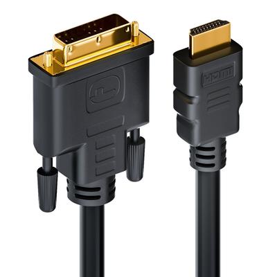 HDMI To DVI Cable Professional, Bi-directional, 2m, Full HD - HDMI To DVI Signal Cable M/M 1080p, 3.96 Gbit/s