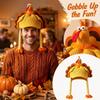 Thanksgiving Turkey Hat Creative Party Decoration, Funny Costume Accessory for Adults and Kids