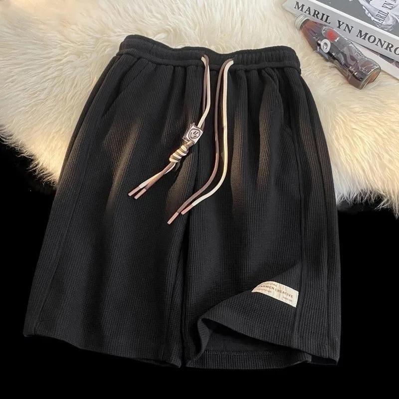 Women's Summer Waffle Pattern Breathable Bermuda Shorts