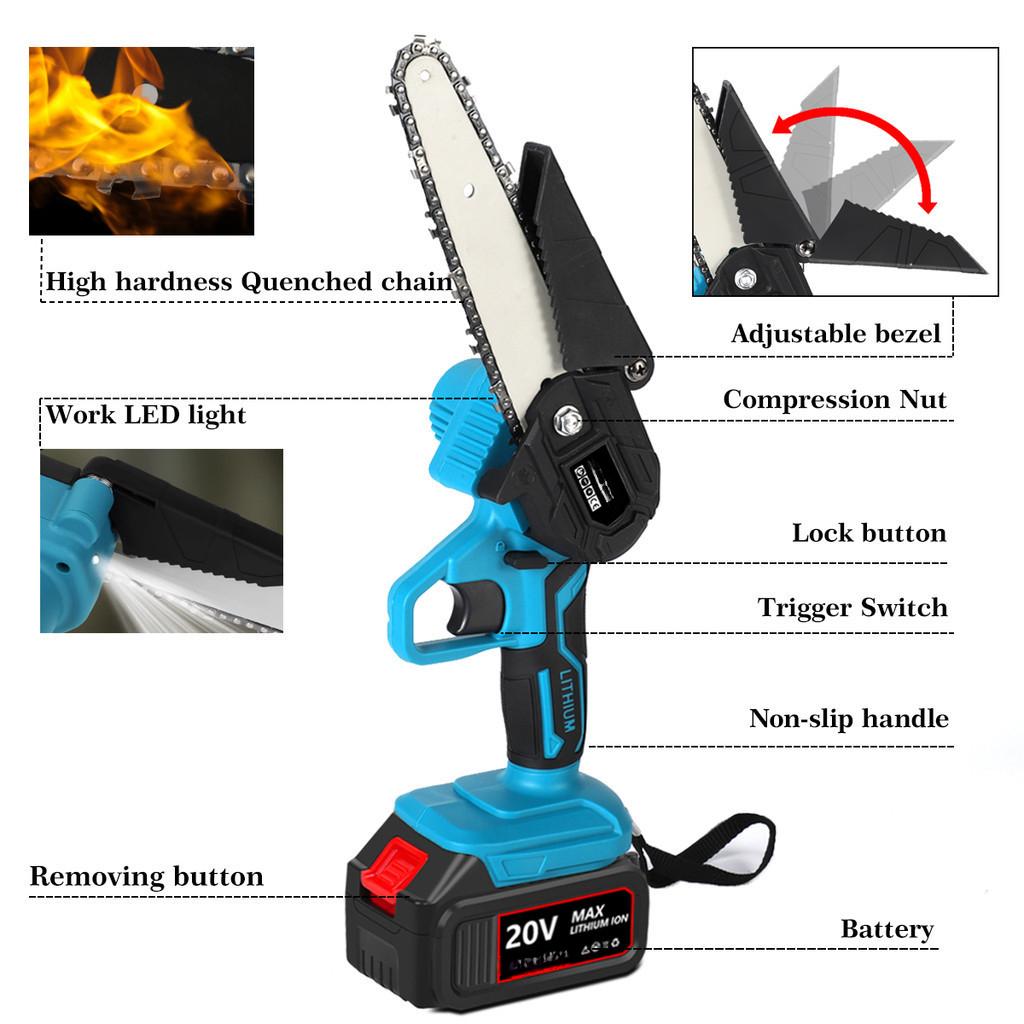 2 SET/ 3 SET/ 4 SET/ 6 SET Borstlösa Sladdlösa Verktygssatser Bärbara Elektriska Kombinationskit Hushålls Uppladdningsbar Elverktygskombination Med Två Batterier