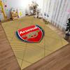 "Arsenal Logo Carpet with Red Shield Design and Gold Background" Suitable for use as an anti-slip for living room bedroom sofas