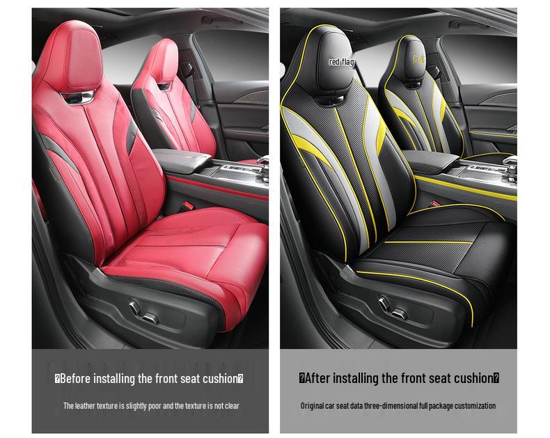 Hongqi H6 Full Surround Leather Seat Cover - Four Seasons Universal Fit