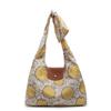 New Women's Canvas Niche Light Luxury Premium Texture Shoulder Armpit Large Capacity Lazy Wind Tote Bag