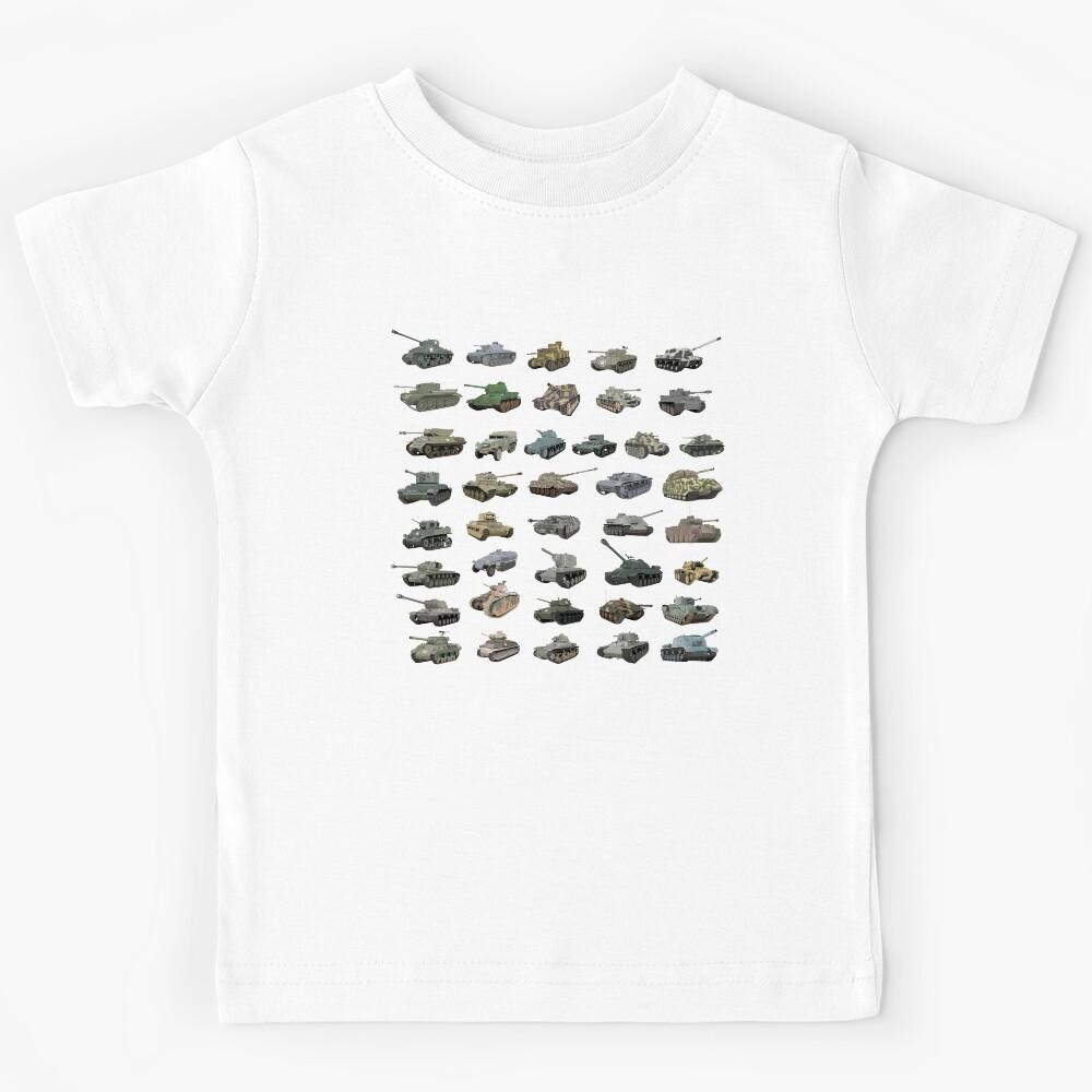 Various WW2 Tanks Kids T-Shirt 110