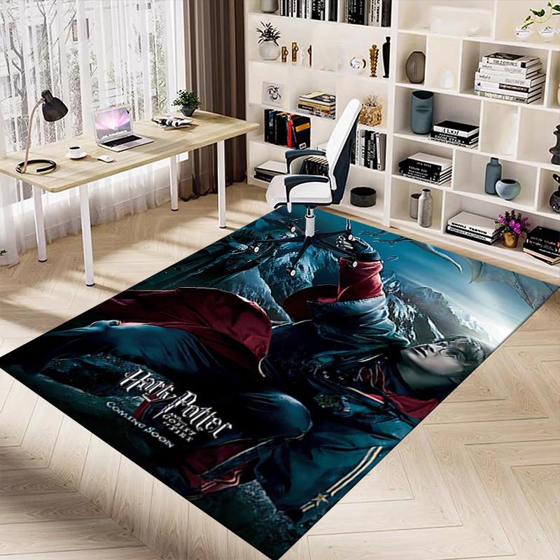 1pc Harry Potter and the Goblet of Fire Carpet, for Home & Office Decor, Desk Chair Carpet, Festive Gift,Conference Room CarpetL1289