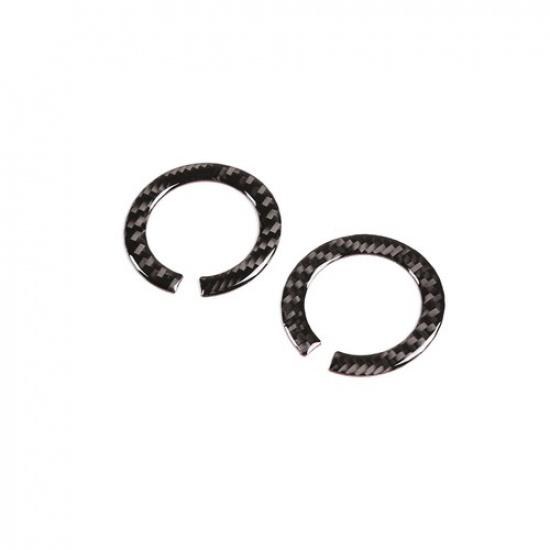 Carbon Fiber Tweeter Ring Cover Trim for Honda Accord  2014-16