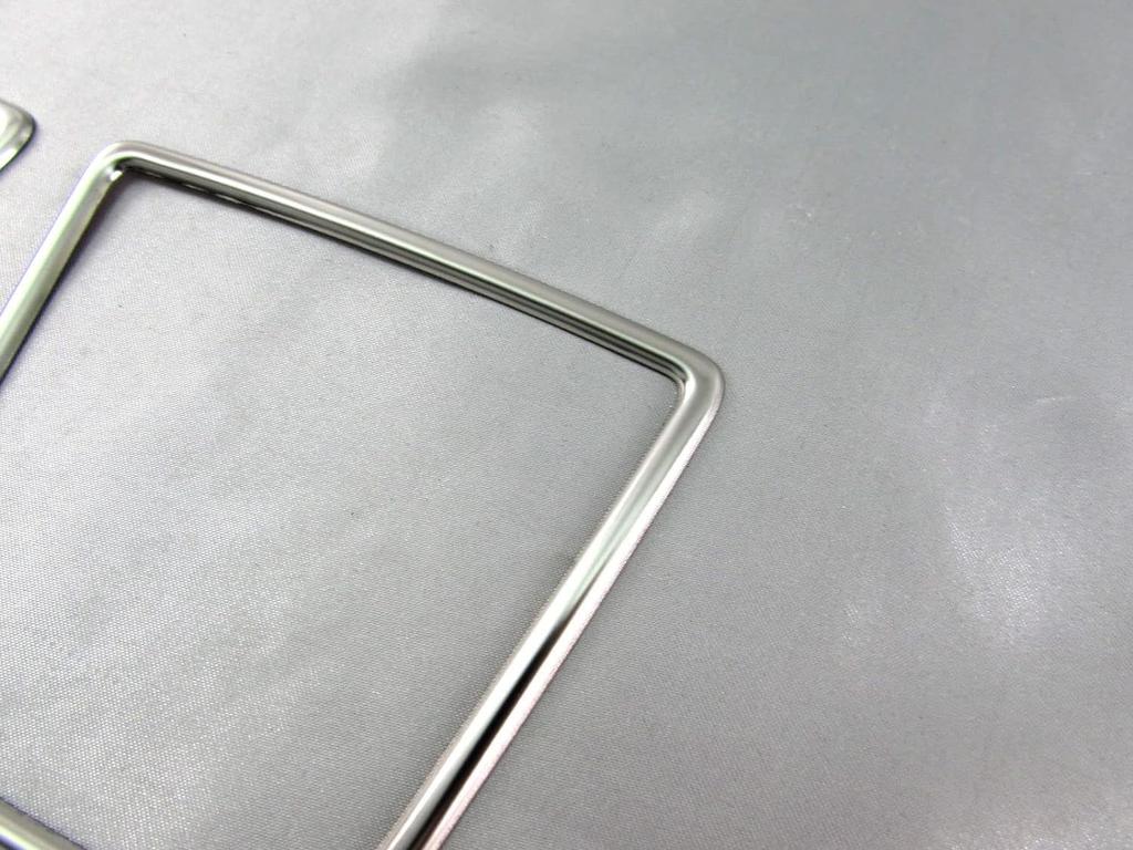 BRIGHTZ Ultra-Spiegelglanz Edelstahl Verchromte Getränkehalterringe (2-teiliges Set) für Sambar Van S700B, S710B, 700B, 710B, 700, 710 (INT-ETC-680)