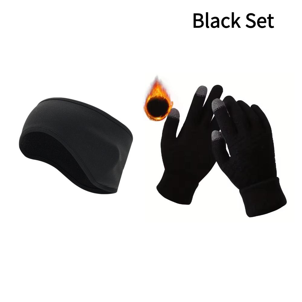 Warm Set Head Wraps Sport Earmuff for Women Outdoor Sports Ponytail Headbands Winter Windproof Ear Warmer Running Headbands