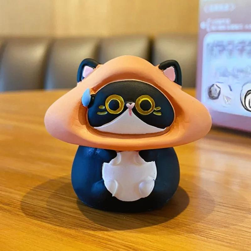 

Original Design Vegetable Cat Mini Resin Ornaments Cute Mushroom Cat Home Accessories Kawaii Potato Desk Decoration Wholesales
