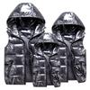 Manteau de gilet épais pour Femme, vêtement d'extérieur vert solide avec capuche, grande taille, pour étudiants