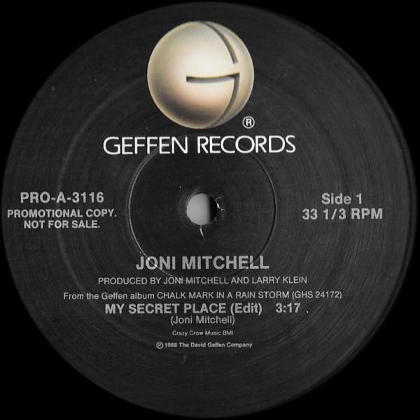 

12inch Record JONI MITCHELL My Secret Place PROA3116 Geffen Records 1988 US Rock Used