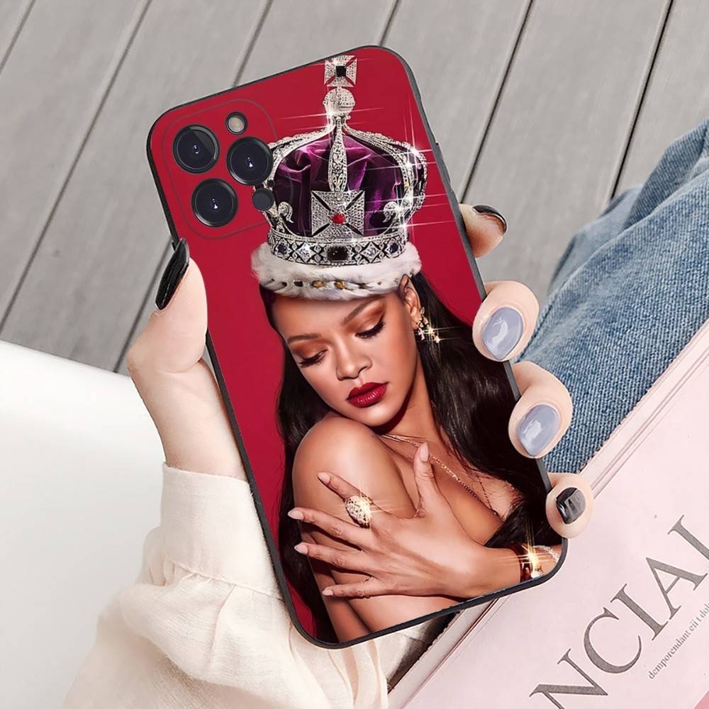 R-Rihanna Popular Singer Star Phone Case For IPhone 16 15 8 7 6 6S Plus X SE XR XS 14 11 12 13 Mini Pro Max Mobile Case