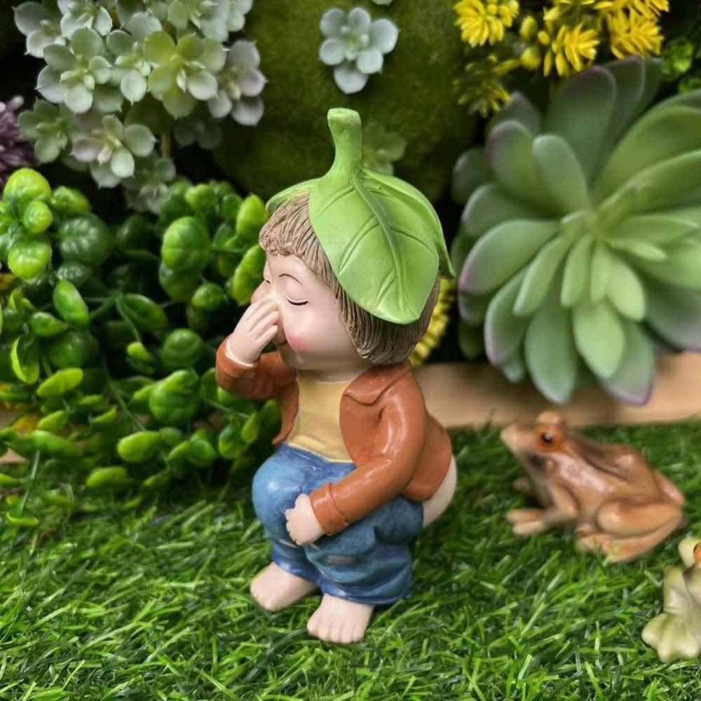 

Creative Garden Statue Funny Micro Landscapes Crafts Miniature Figurines Lawn