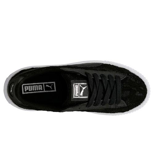 PUMA Basket Platform Fo Black Womens 364091-02