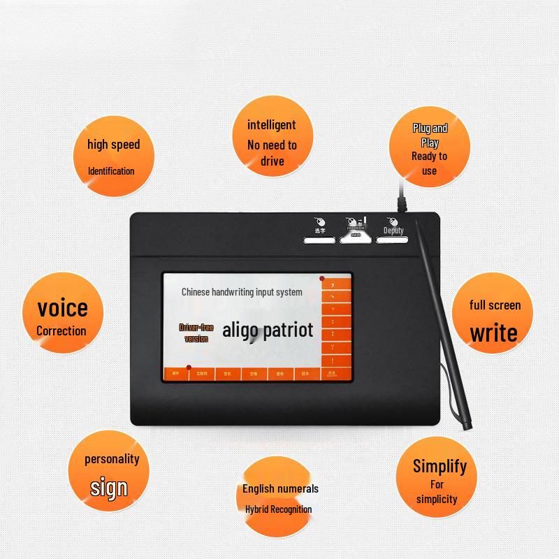 Universal Handwritten Keyboard Pad for Seniors: Driver-Free, Large Screen, Desktop/Laptop Compatible