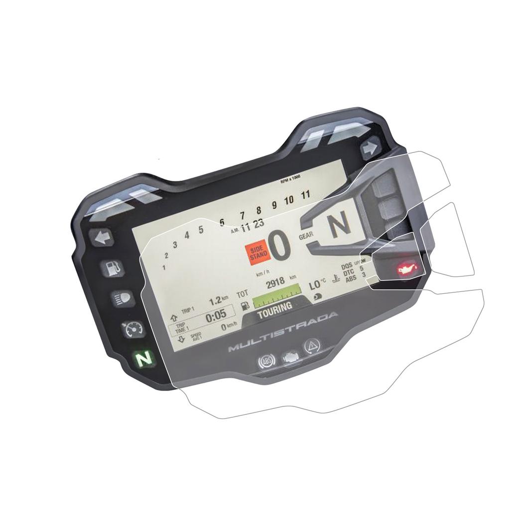 For DUCATI Multistrada 950 1200 2015 2016 2017 Motorcycle Speedometer Guard Scratch Cluster Screen Protection Film