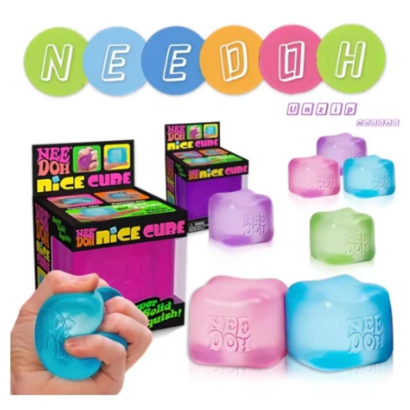 Cubo Sensoriale Needoh Nice Cube Antistress, Giocattolo Squeeze Per Ansia, Concentrazione E Relax Per Bambini E Adulti