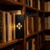 Vintage Iron Bookend Lamp Solid Iron Book Stopper Bookshelf Divider  Housewarming Gift