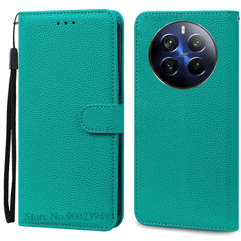 For Realme 12 Pro Plus Case Leather Wallet Flip Cover Phone Case For Realme 12 Pro 5G Case Coque Fundas For Realme 12 Pro+ Cover
