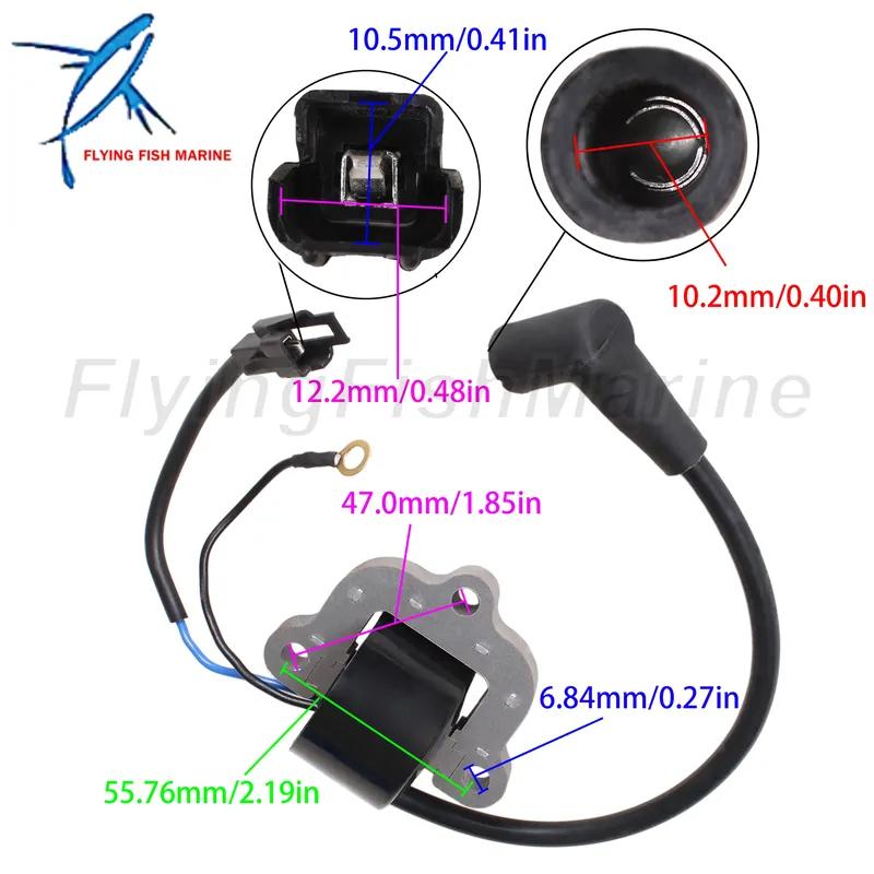 Boat Motor 0581786 0581370 0502881 0581124 9-23106 Ignition Coil for Evinrude Johnson OMC BRP 18HP 20HP 25HP 35HP 40HP