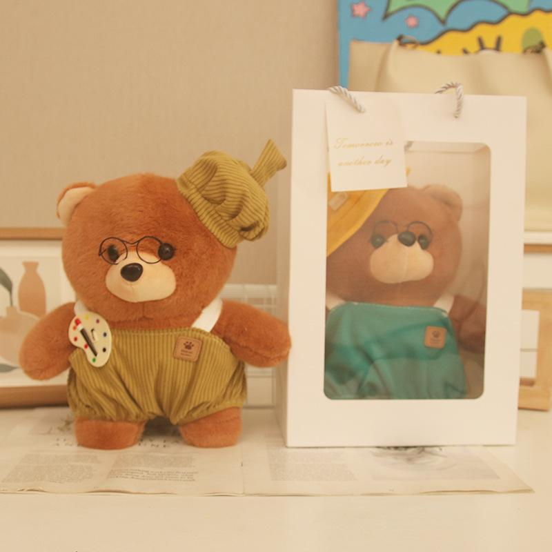 Literary William Bear Series Dolls Cute Clothing Teddy Bears Plush Toys Animals Give Friends Birthday Gifts