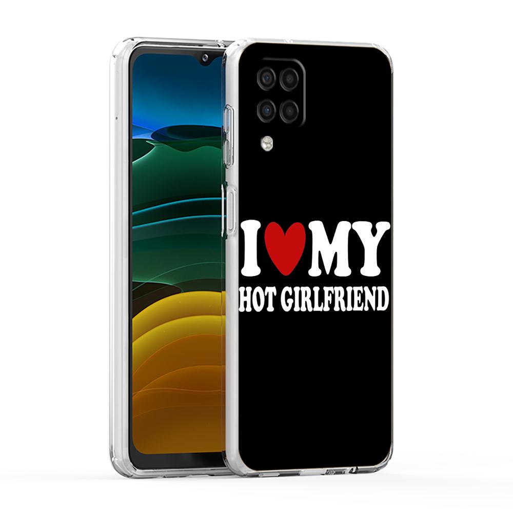 

Cute I Love My Girlfriend Boyfriend Case For Samsung A13 A33 A35 A55 A73 A53 A23 A51 A71 A21S A31 A41 A05s A03S A15 A25 5G Cover Samsung A15