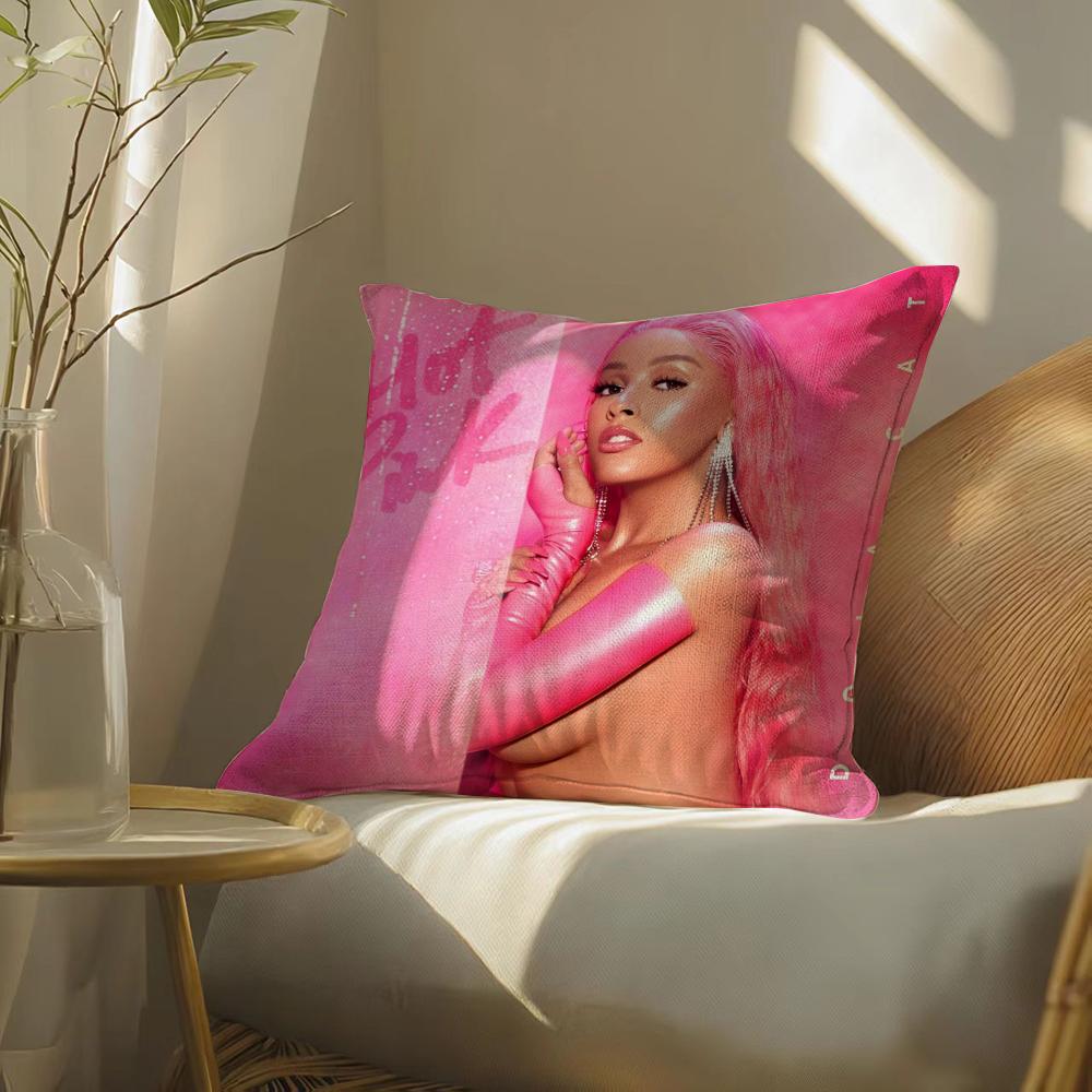 Dojacat Pillow Case Pillowcase, Double-Sided Printed, Sofa Cushion, Bedroom Headboard