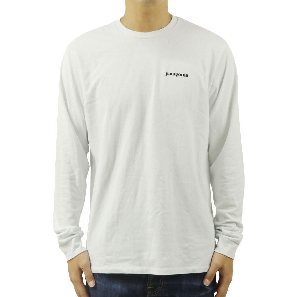 Мужская футболка Patagonia P-6 Logo Responsibili-Tee (США-XL, Белый) (Параллельный импорт)
