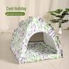 All-Season Foldable Pet Tent for Cats and Dogs - Breathable Outdoor Mat