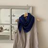 Women Dotted Scarf Casual Wear Party Neckwear French Styles Bandana Scarf Fashion Hairwrap for Dinner Party and Travel