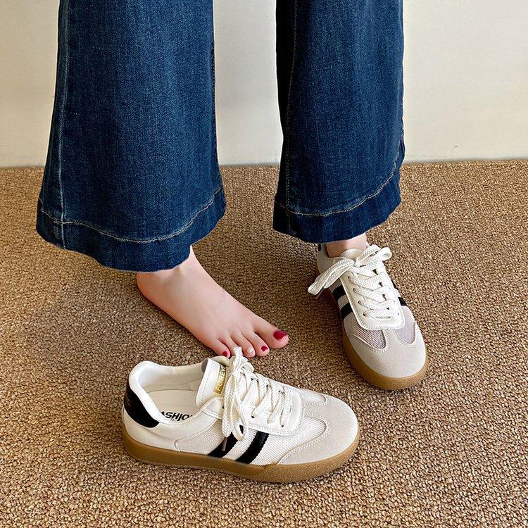 

Синие туфли женские весенние новые на плоской подошве, ретро, универсальные, повседневные кеды, платформа, спортивная обувь женская 40 бежевый