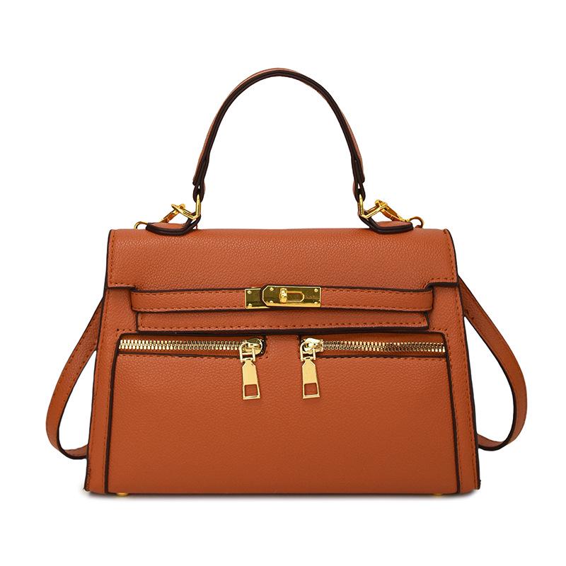 Women's Classic Kelly Style Crossbody Bag - Versatile Shoulder Handbag for Trendy Work & Commute