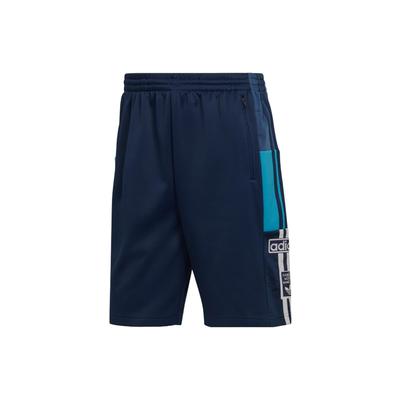 Originals Trefoil Re-Process Shorts With Classic 3-Stripes And Elastic Waist Men Bottoms Blue HK7475