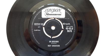 7inch Record ROY ORBISON - In Dreams / Shahdaroba 45HLU9676 London Records 1963 UK Rock Used