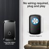 Smart Wireless Doorbell Family Door Bell Chime Kit 300M/1000Ft Long Distance 60 Songs Intelligent Doorbell Kit US EU Plug