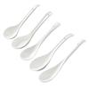 Korean Ceramic Long Handle Ramen Soup Spoons