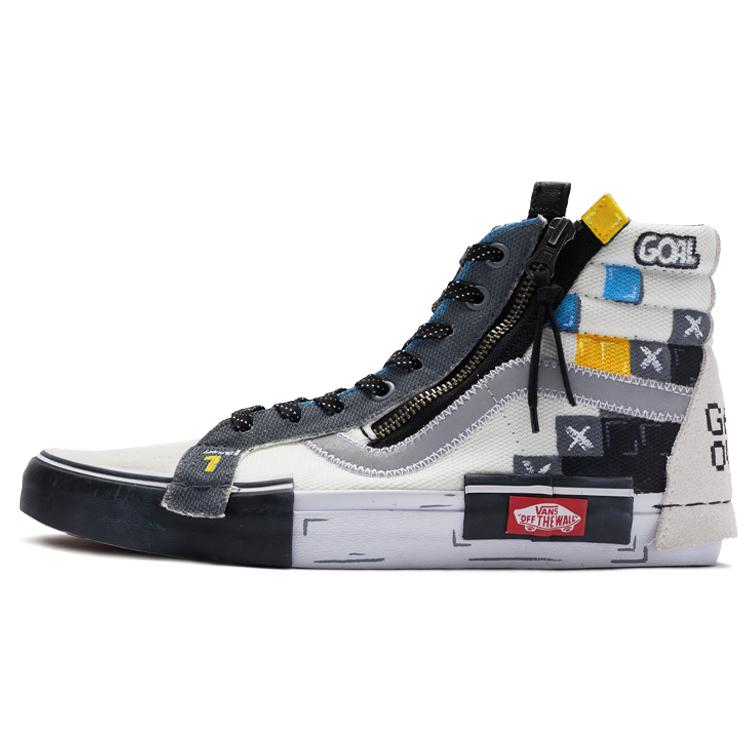 

Vans SK8 Slip Resistant Abrasion Resistant High top Skateboard Shoes Unisex Black White VN0A3WM1TUU(Team80-) 38