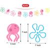 Jellyfish Flowers Party Banner Under The Sea Bottom Theme Party Decorations for Wedding Bridal Baby Shower Birthday Party Supplies