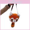 Animal Fulgens Ailurus Pattern Backpack Feather Cotton Filling Daily Children