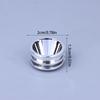 1 Pcs S5 20Mm Smooth Reflector Flashlight Reflective Cup Reflector Bow Smooth Orange Peel Led Hole 7Mm