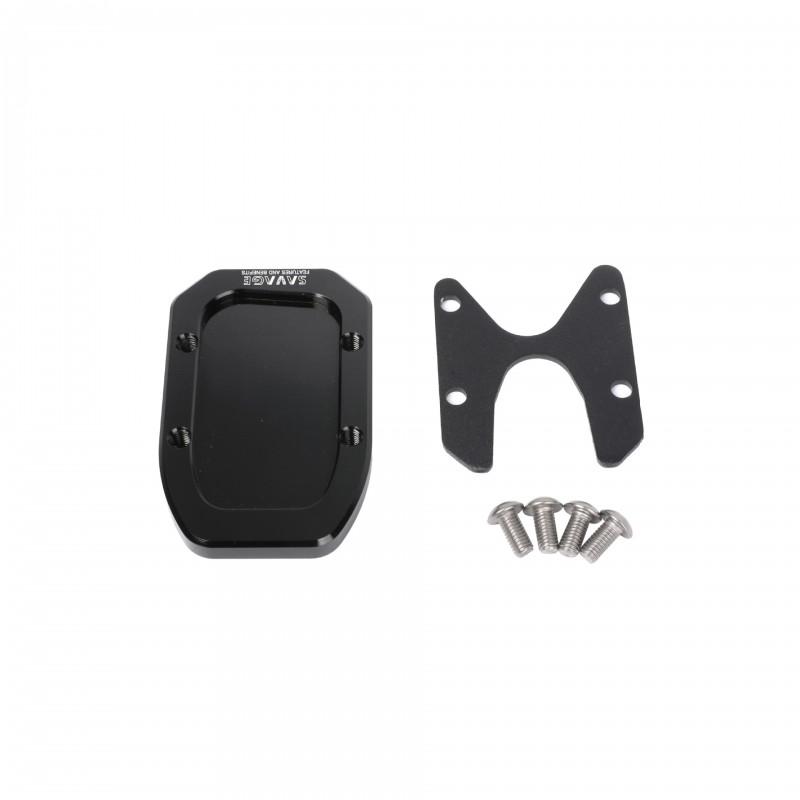 Aluminum Side Stand Base Plate Yamaha Tracer 9 GT MT-09 SP MT07 Tracer700 Black Single Mount Chassis Upgrade