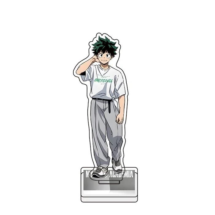 My Hero Academia Mica Acrylic Stand Model Plate Study Desk Decoration Deku Bakugo Todoroki Toga Dabi Keychain Friends Girl Gift