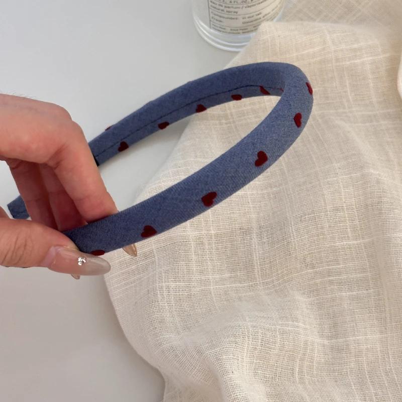 

Новые повязки на голову в форме сердца, утолщенные, для женщин, элегантный обруч для волос, милая повязка для волос для девушки, модные женские аксессуары для волос