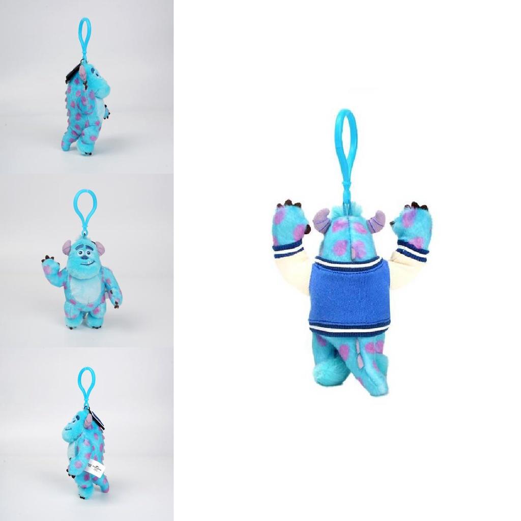 Sullivan Big-eyed Monster Plush Keychain Blue/green Colorful Backpack Accessory