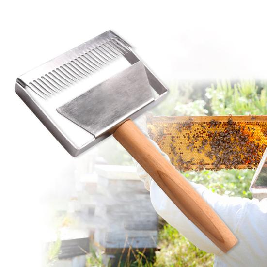 

Деревянная ручка, сотовый мед, вилка, скребок, лопата, оборудование для пчеловодства