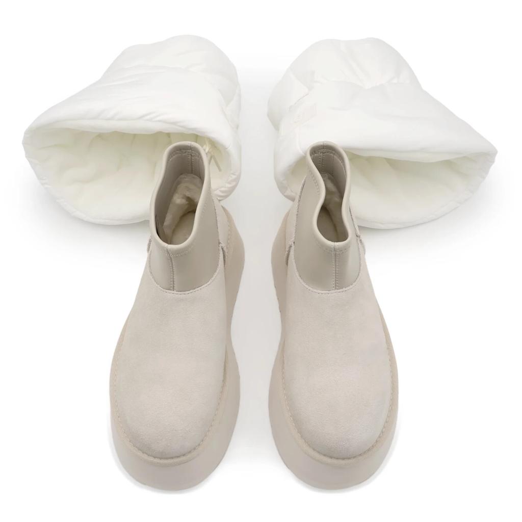 1158275-WCRM UGG Women's Classic Mini Dipper Puffer White Ceramic (Women's)