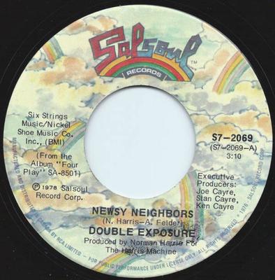 7inch Record DOUBLE EXPOSURE - Newsy Neighbors S72069 Salsoul Records 1978 Canada Soul/Funk Used