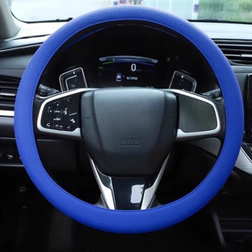 1 Pc Ultra Thin Anti Slip Car Steering Wheel Protective Cover, Silicone Steering Wheel Protective Cover